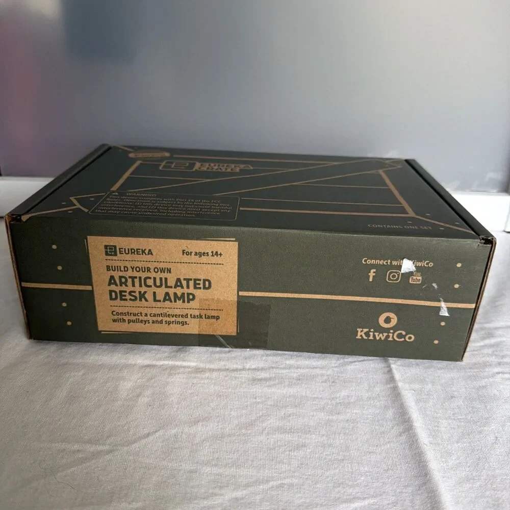 Kiwi Co Eureka Crate Build Your Own Articulated Desk Lamp Kit STEM 14+